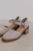 Seychelles Lock and Key Heel in Taupe sold by bohme