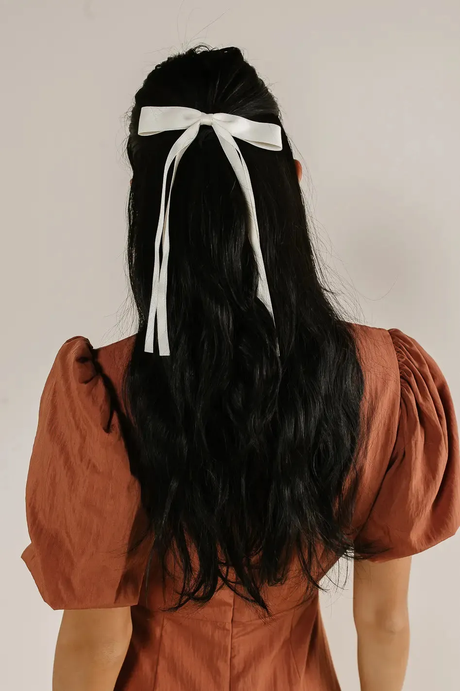Bow Hair Clip in Cream sold by bohme product image thumbnail 2