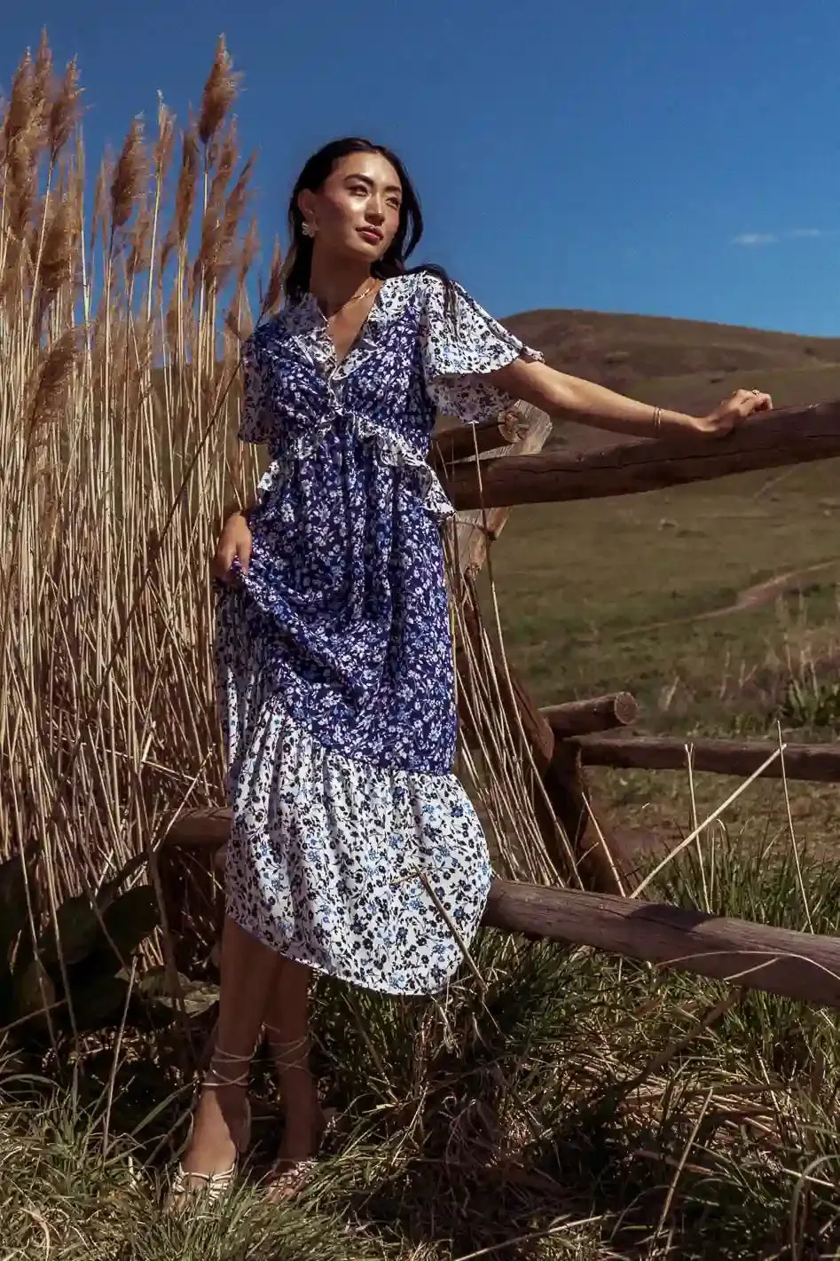 Maisey Floral Midi Dress sold by bohme product image thumbnail 3