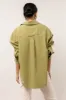 Kathryn Button Up Shirt in Green - FINAL SALE sold by bohme