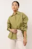 Kathryn Button Up Shirt in Green - FINAL SALE sold by bohme