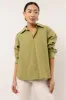 Kathryn Button Up Shirt in Green - FINAL SALE sold by bohme