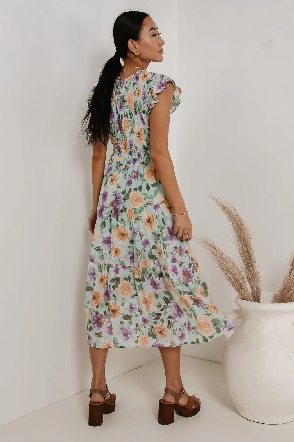 Here Comes The Sun Dress in Mint sold by bohme product image thumbnail 5