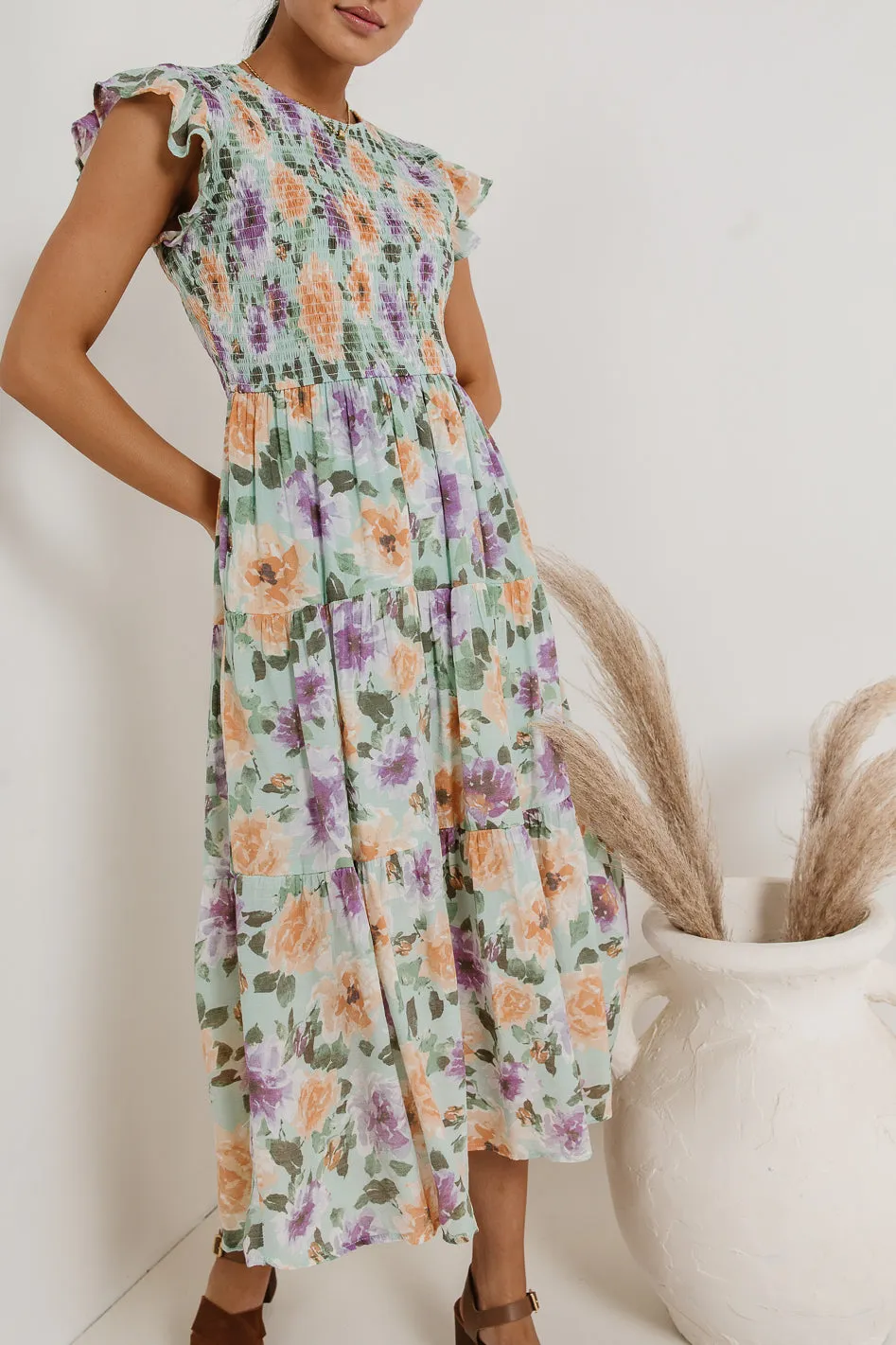 Here Comes The Sun Dress in Mint sold by bohme