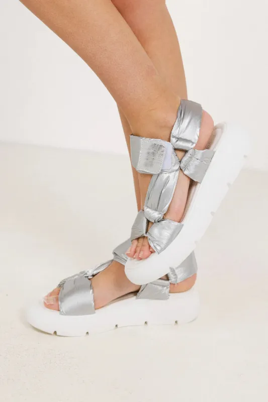 Seychelles Light Up Platform Sandals in Silver - FINAL SALE sold by bohme
