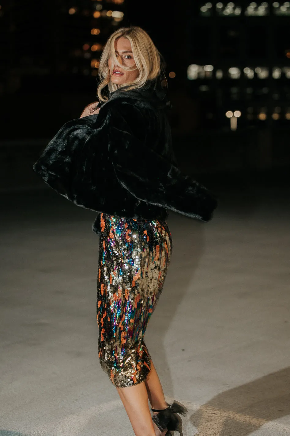 Layla Sequin Skirt - FINAL SALE sold by bohme product image thumbnail 2