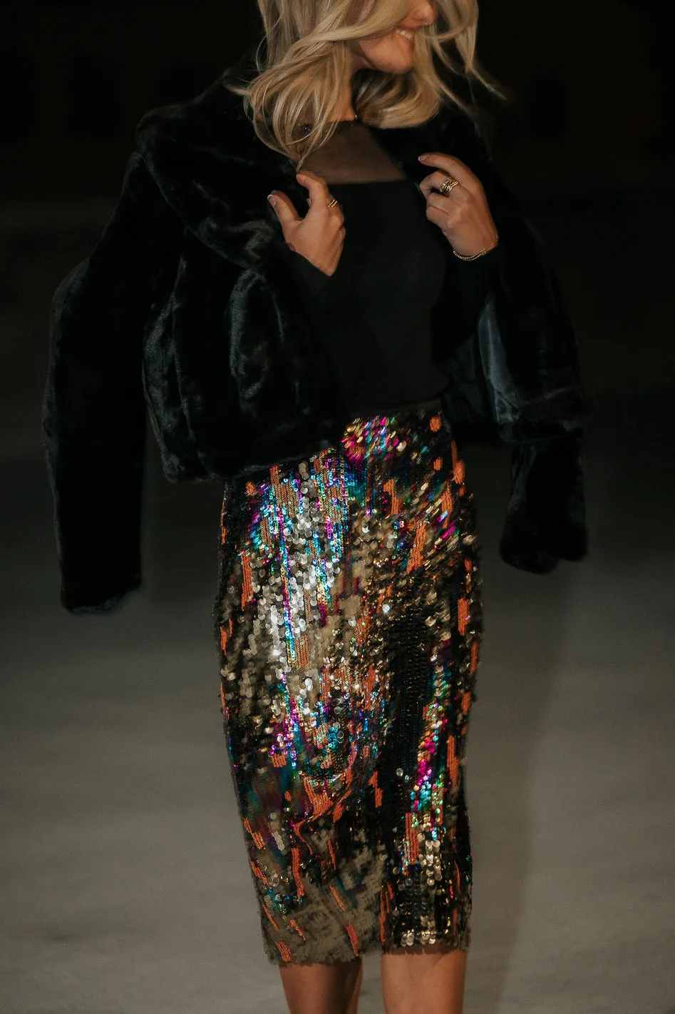 Layla Sequin Skirt - FINAL SALE sold by bohme product image thumbnail 4