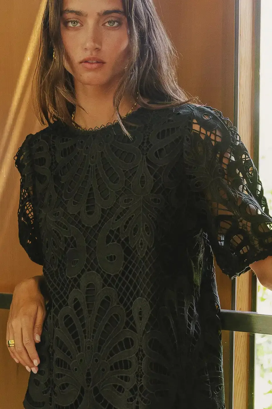 Kyra Lace Top - FINAL SALE sold by bohme product image thumbnail 3