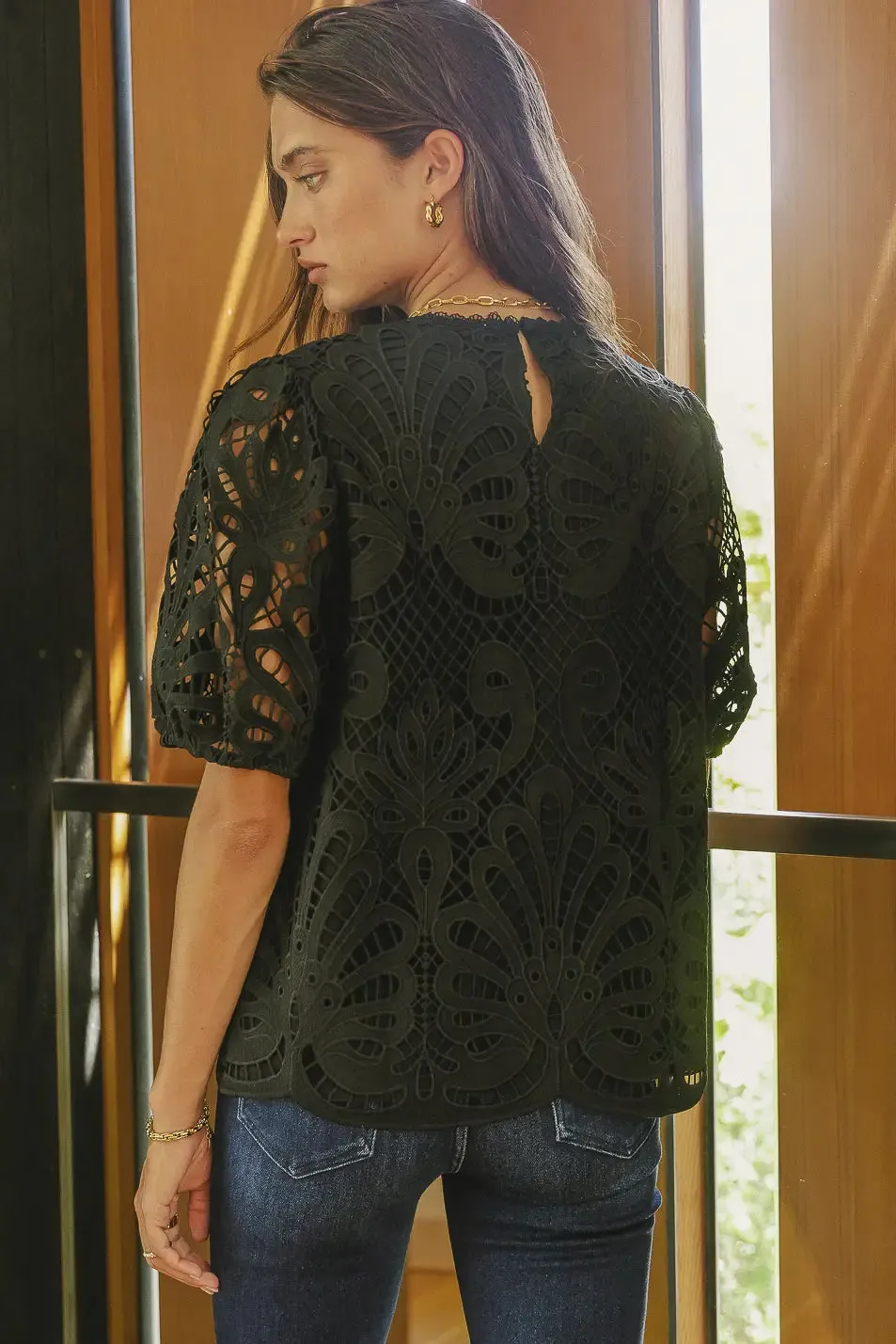 Kyra Lace Top - FINAL SALE sold by bohme product image thumbnail 5