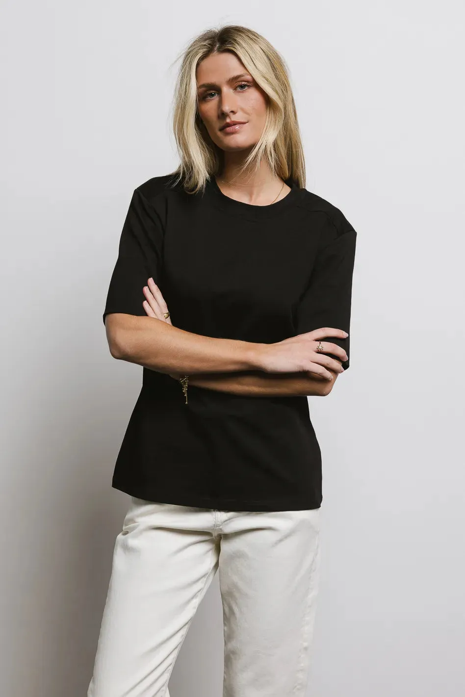 Kyleigh T-Shirt in Black - FINAL SALE sold by bohme product image thumbnail 4