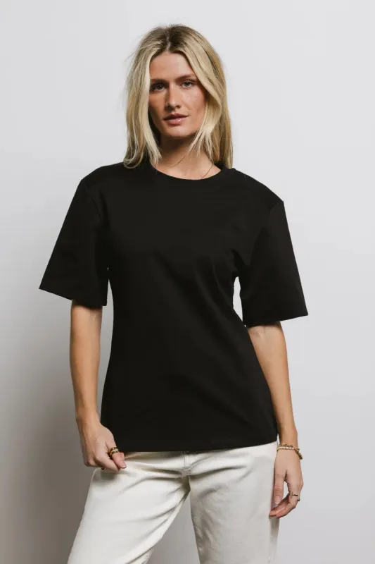 Kyleigh T-Shirt in Black - FINAL SALE sold by bohme