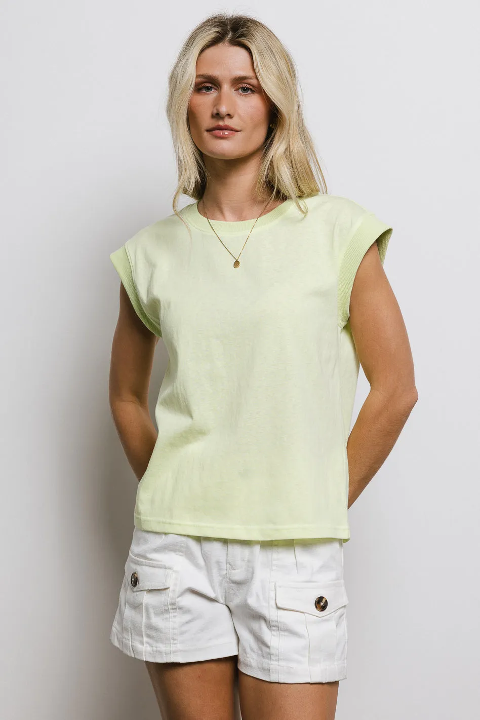 Arlo Top in Lime - FINAL SALE sold by bohme product image thumbnail 4