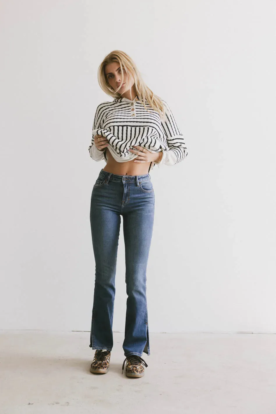 Nellie Cropped Bootcut Jeans - FINAL SALE sold by bohme product image thumbnail 3
