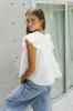 Leia Blouse in Cream sold by bohme