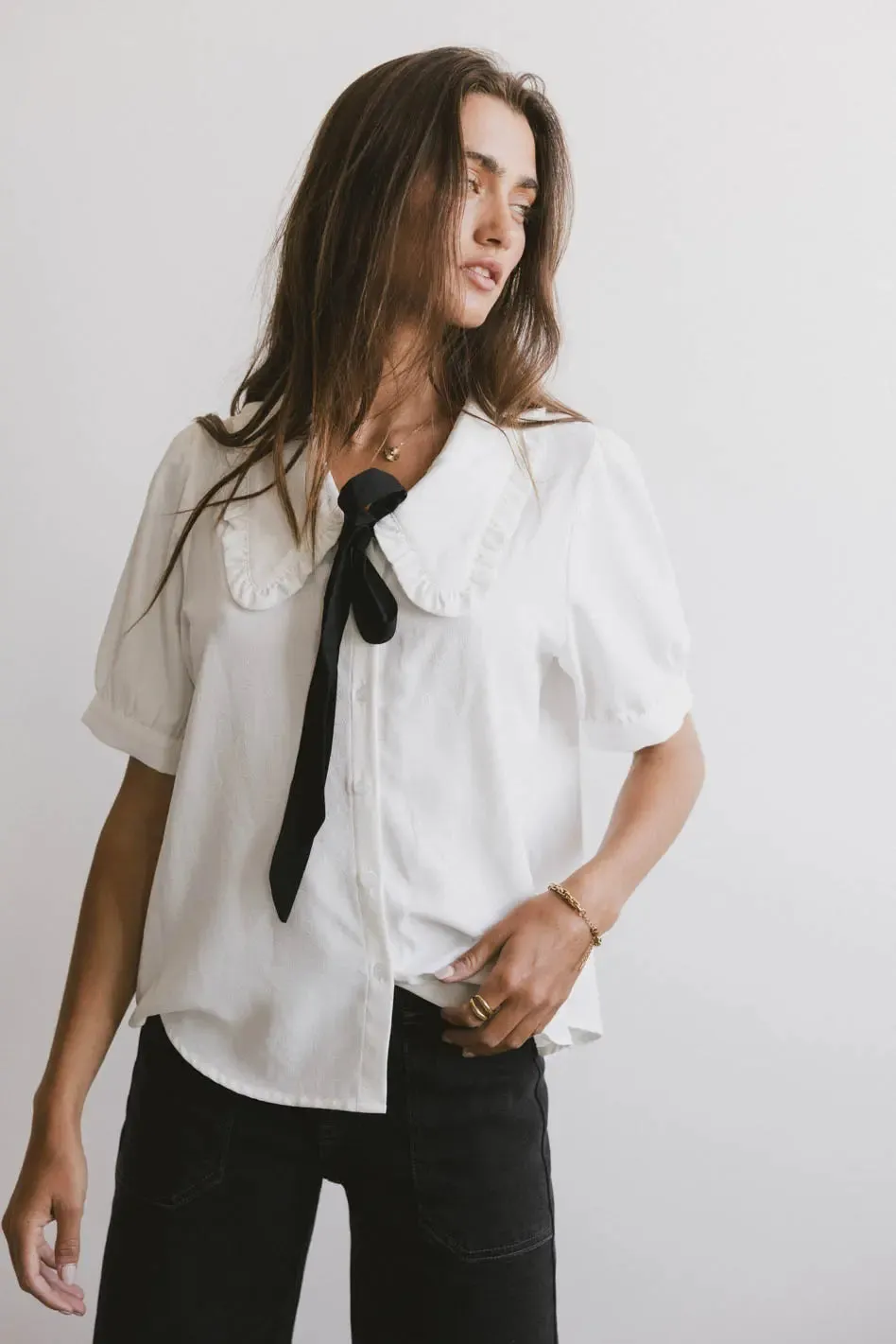 Tommi Collared Blouse - FINAL SALE sold by bohme product image thumbnail 4