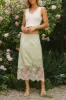 Frankie Asymmetrical Skirt in Lime - FINAL SALE sold by bohme