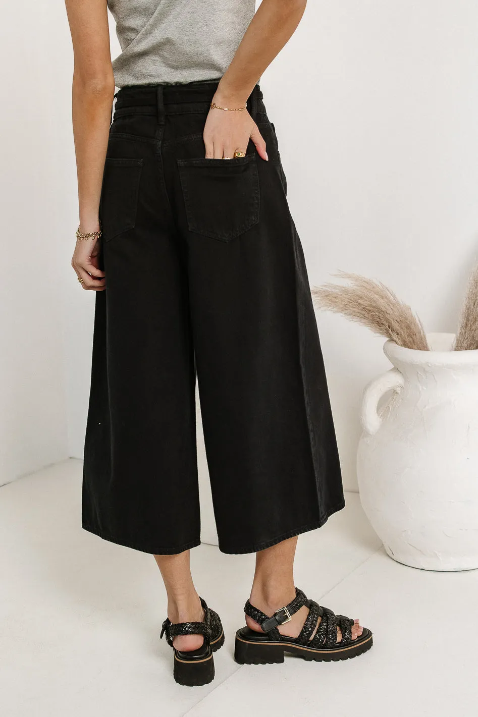 Bruce Culottes in Black - FINAL SALE sold by bohme product image thumbnail 5