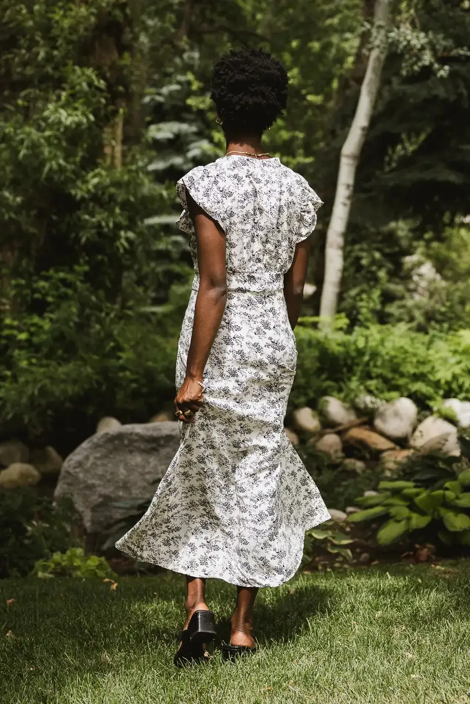 Erica Floral Midi Dress - FINAL SALE sold by bohme product image thumbnail 3