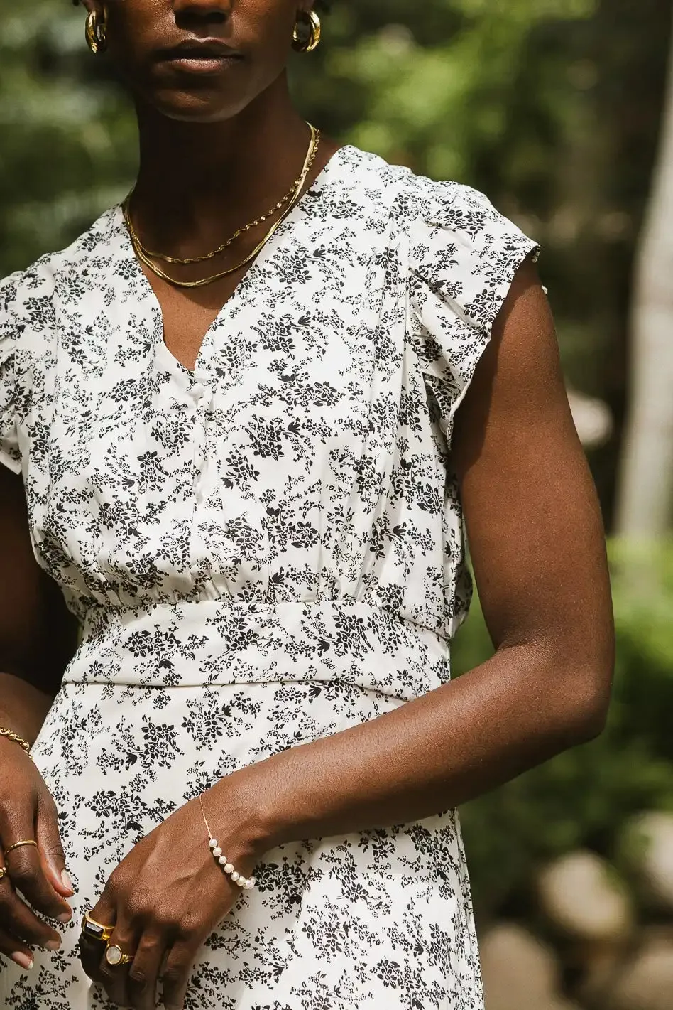 Erica Floral Midi Dress - FINAL SALE sold by bohme product image thumbnail 2