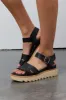Jovie Platform Sandals in Black - FINAL SALE sold by bohme