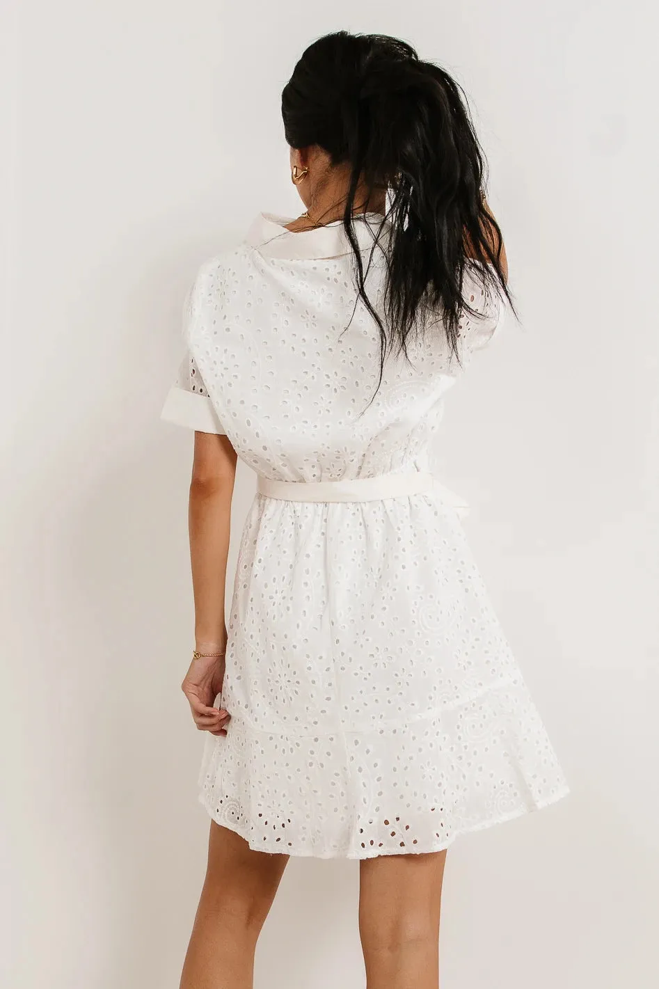 Solana Eyelet Lace Dress - FINAL SALE sold by bohme product image thumbnail 5