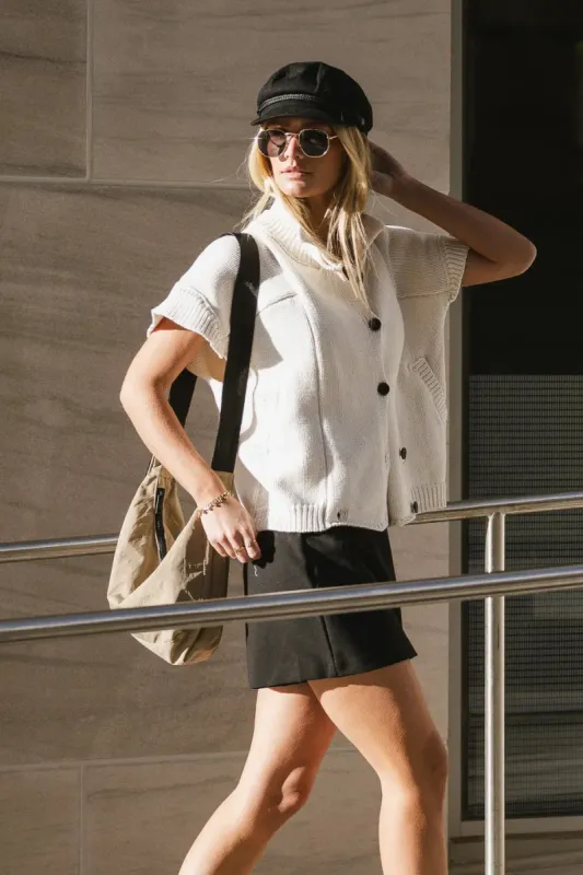 Sadie Knit Cardigan in Ivory - FINAL SALE sold by bohme