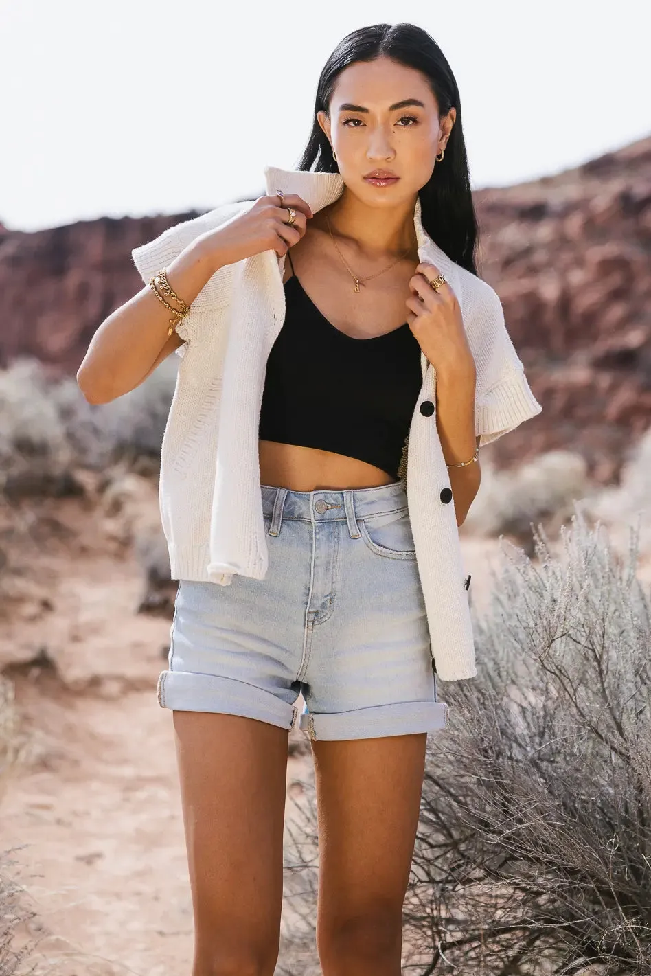 Sadie Knit Cardigan in Ivory - FINAL SALE sold by bohme product image thumbnail 5