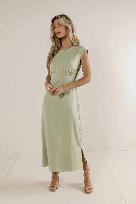 Addilyn Midi Dress in Sage - FINAL SALE sold by bohme