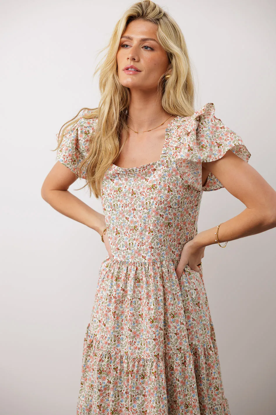 Alaia Floral Midi Dress sold by bohme product image thumbnail 2