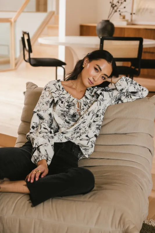 Kimberly Floral Blouse sold by bohme