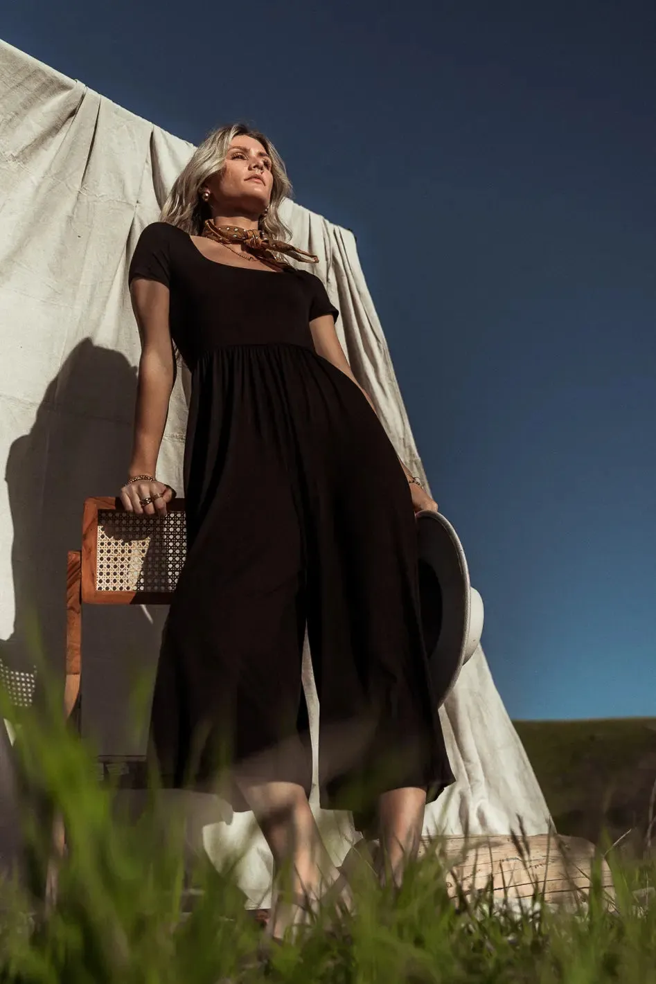 Skylar Jumpsuit in Black sold by bohme product image thumbnail 3