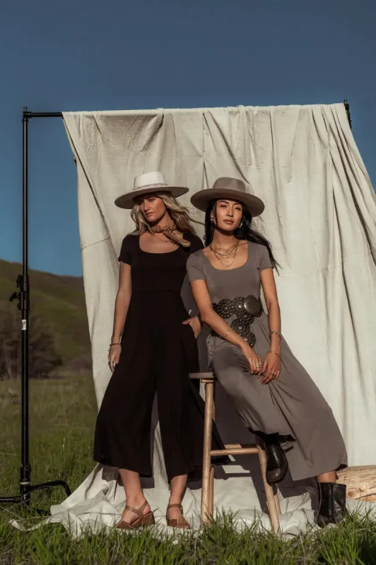 Skylar Jumpsuit in Black sold by bohme