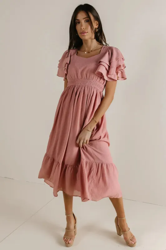 Jenner Textured Midi Dress - FINAL SALE sold by bohme