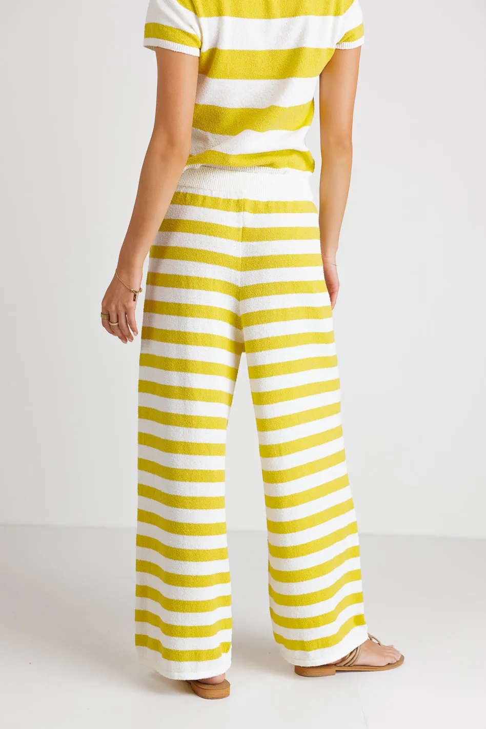 Charly Striped Pants in Yellow - FINAL SALE sold by bohme product image thumbnail 5