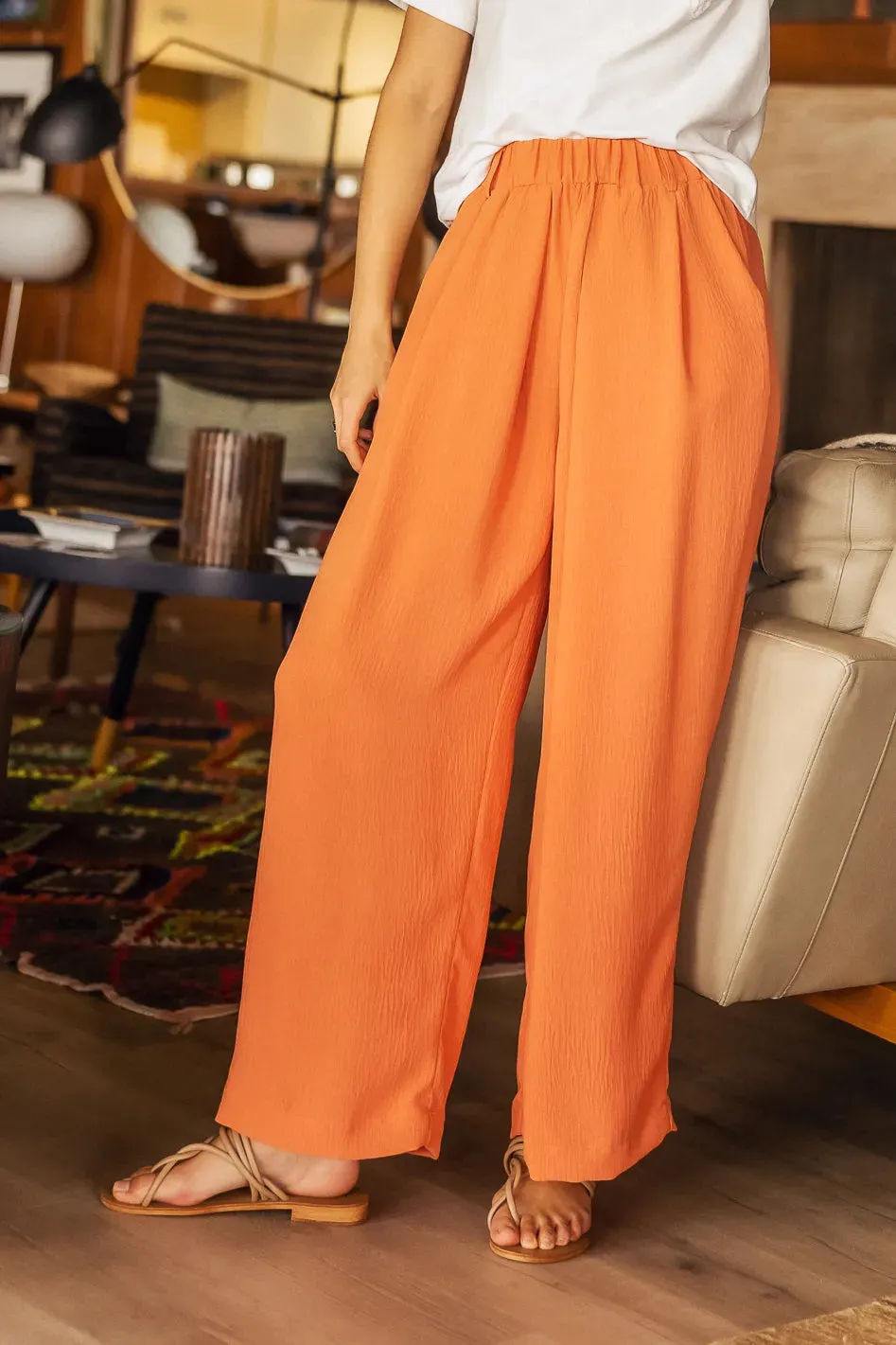 Reyna Pants in Coral - FINAL SALE sold by bohme product image thumbnail 2