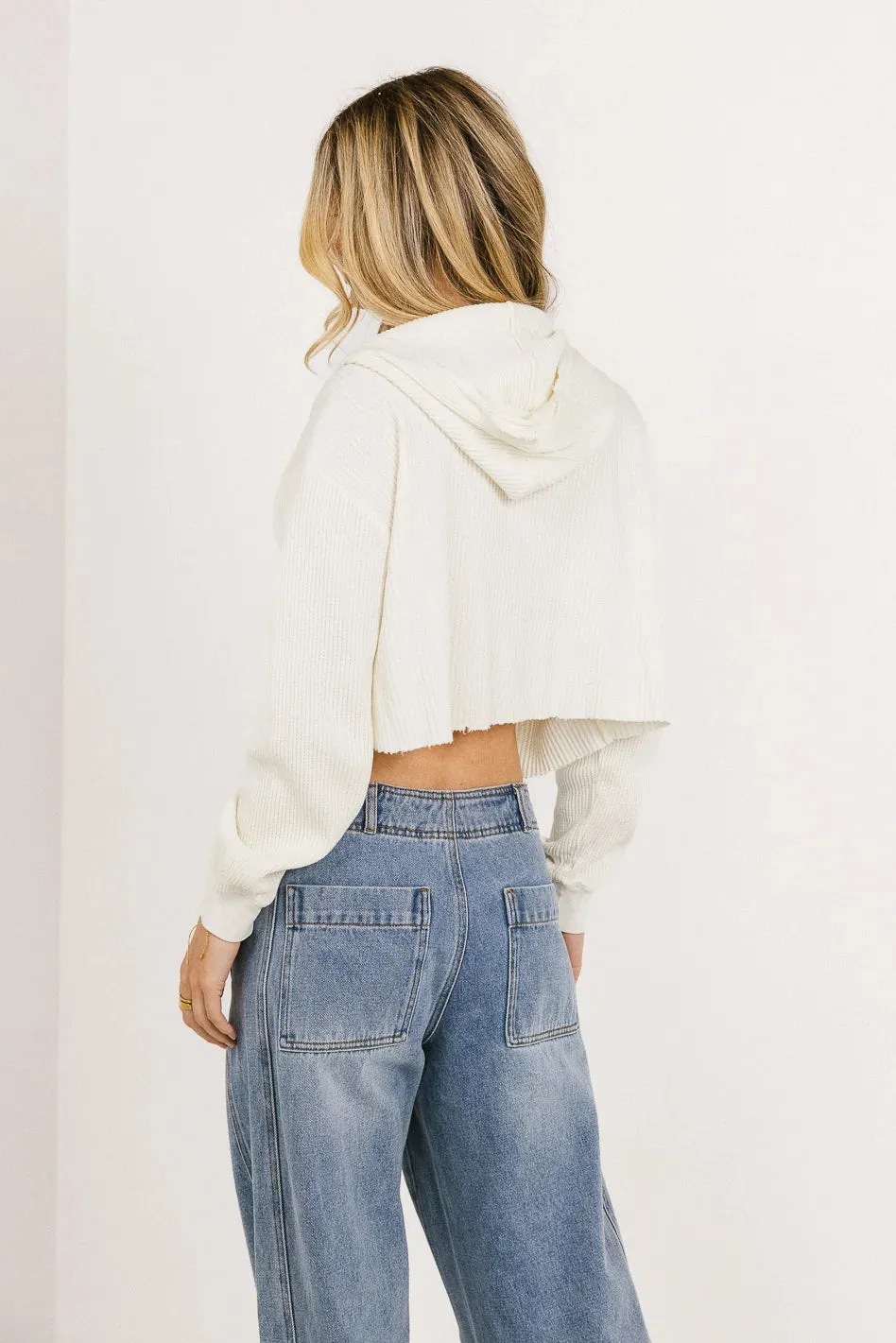Anna Zip Up in Cream - FINAL SALE sold by bohme product image thumbnail 3