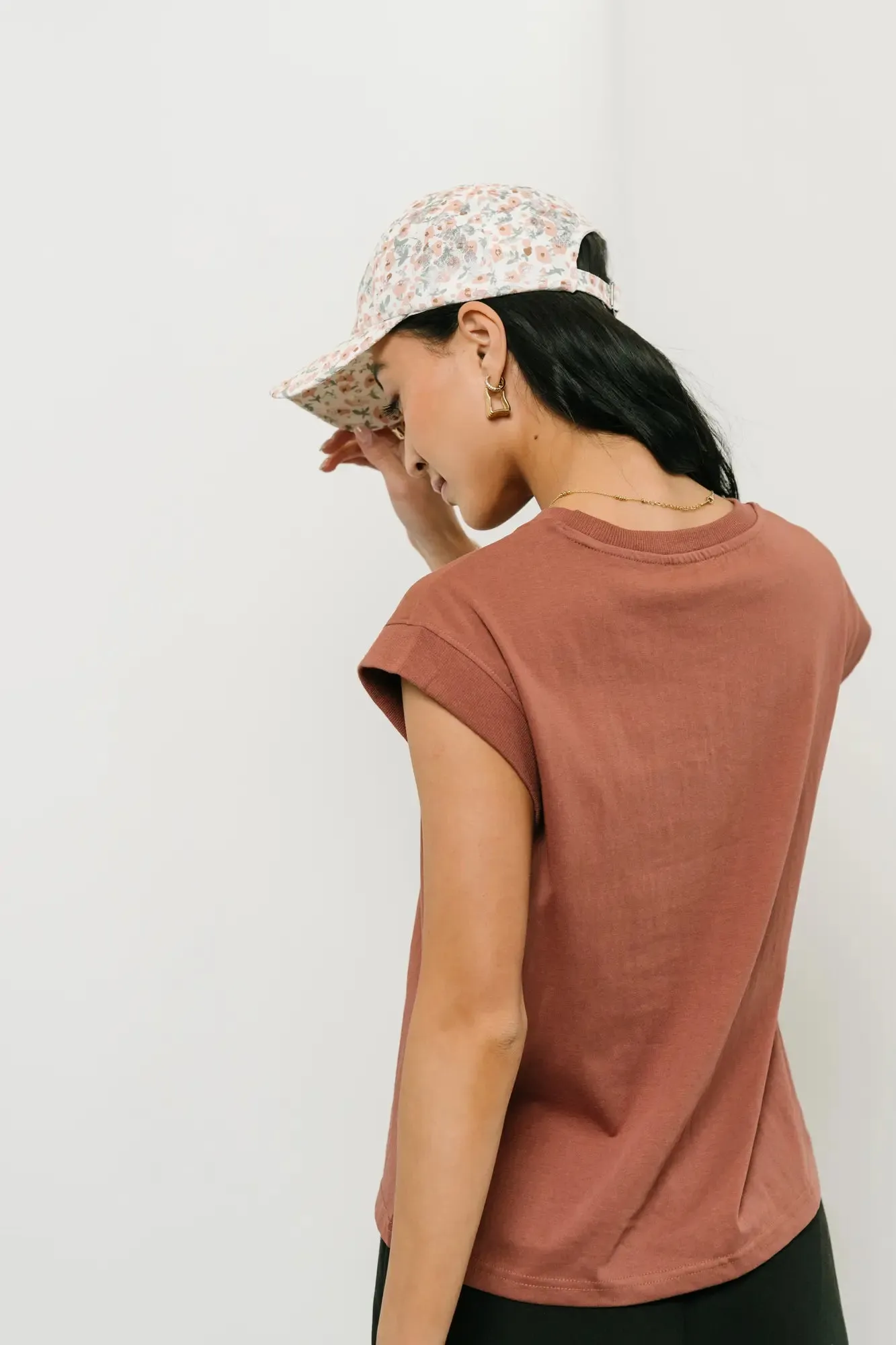 Arlo Top in Brick sold by bohme product image thumbnail 4