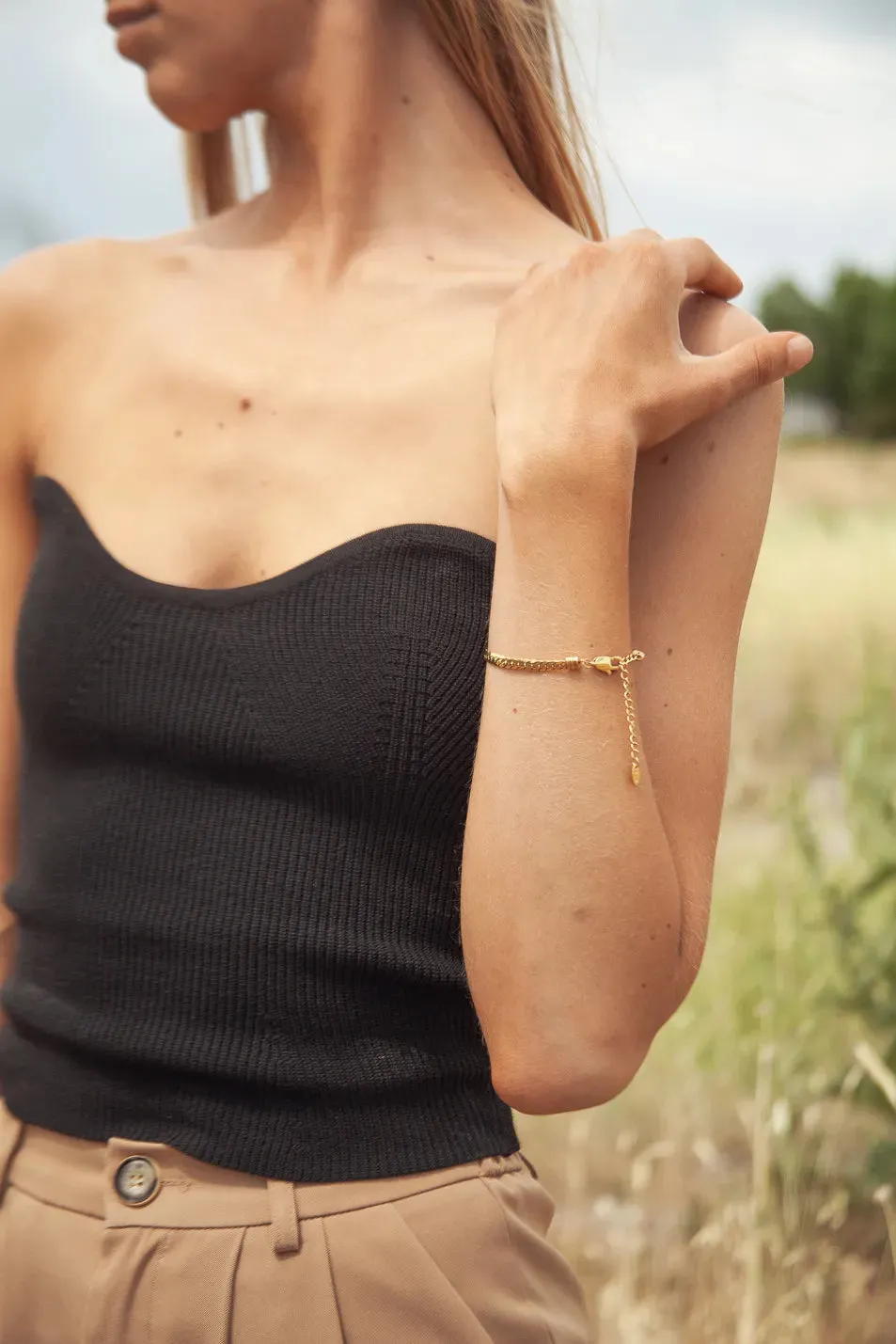 Peyton Chain Bracelet - Tarnish Free - FINAL SALE sold by bohme