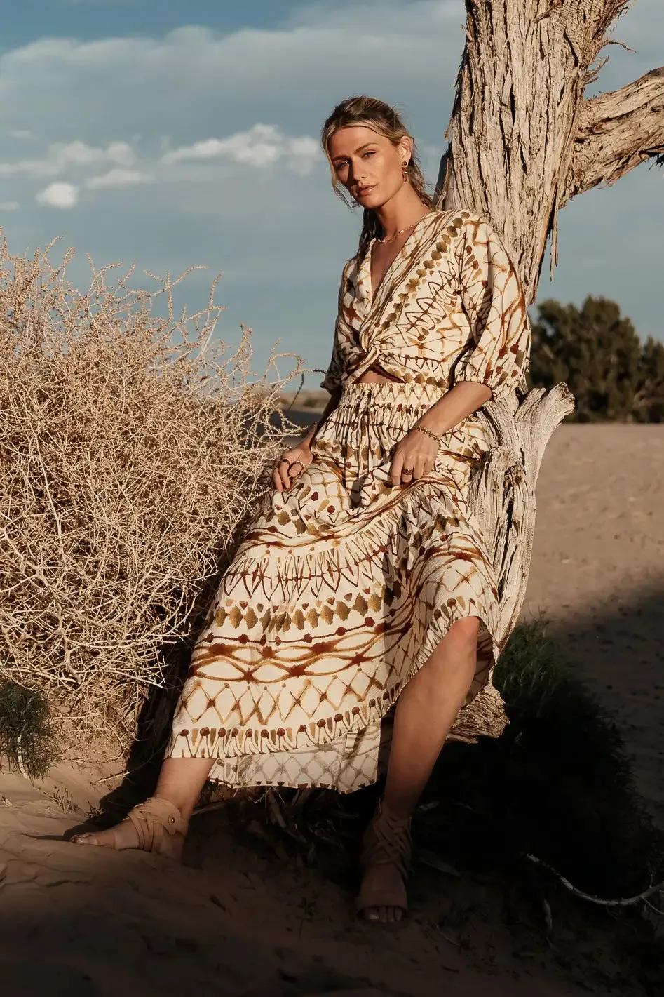 Chrissy Abstract Skirt - FINAL SALE sold by bohme product image thumbnail 2