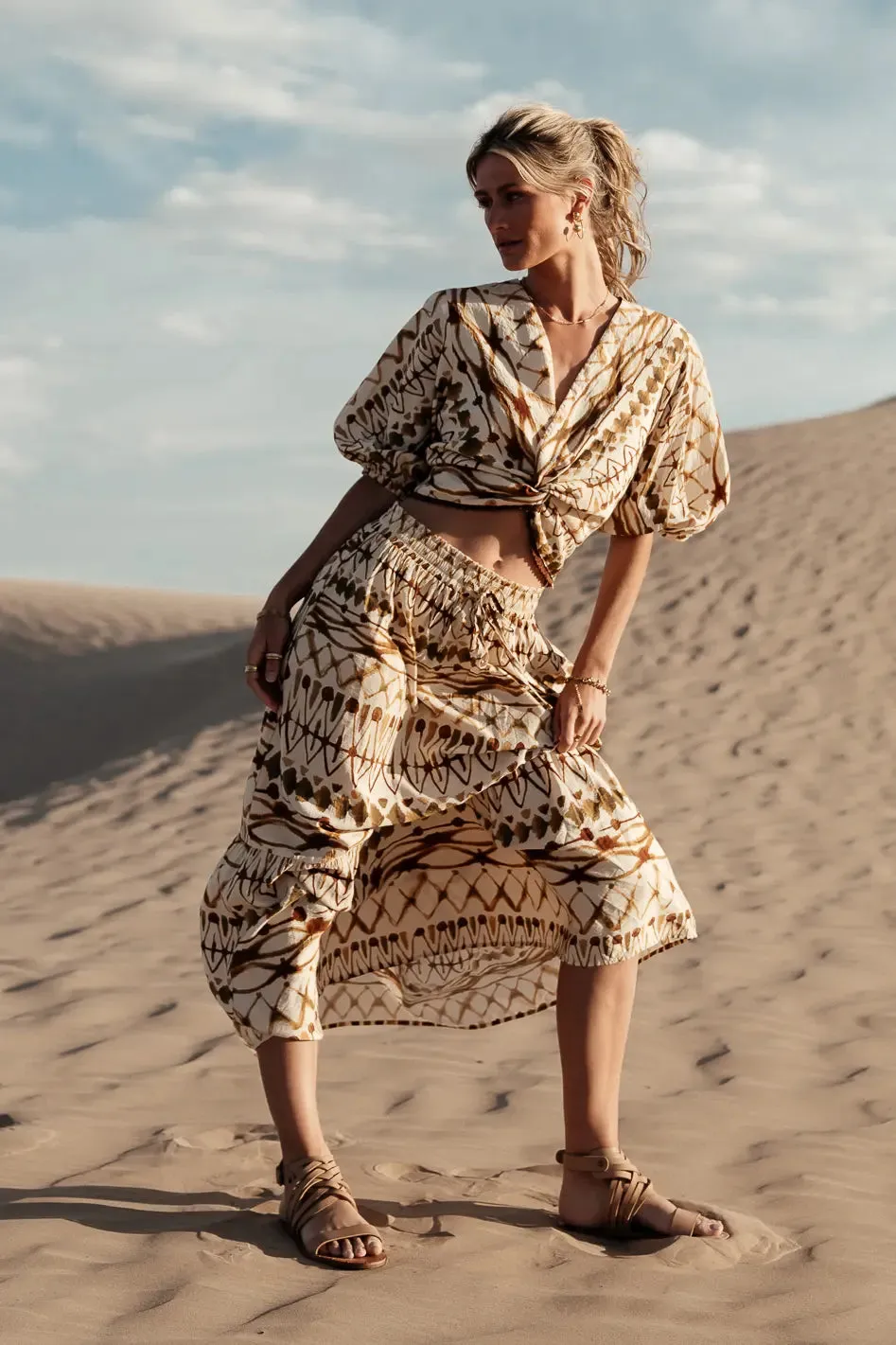 Chrissy Abstract Skirt - FINAL SALE sold by bohme product image thumbnail 3