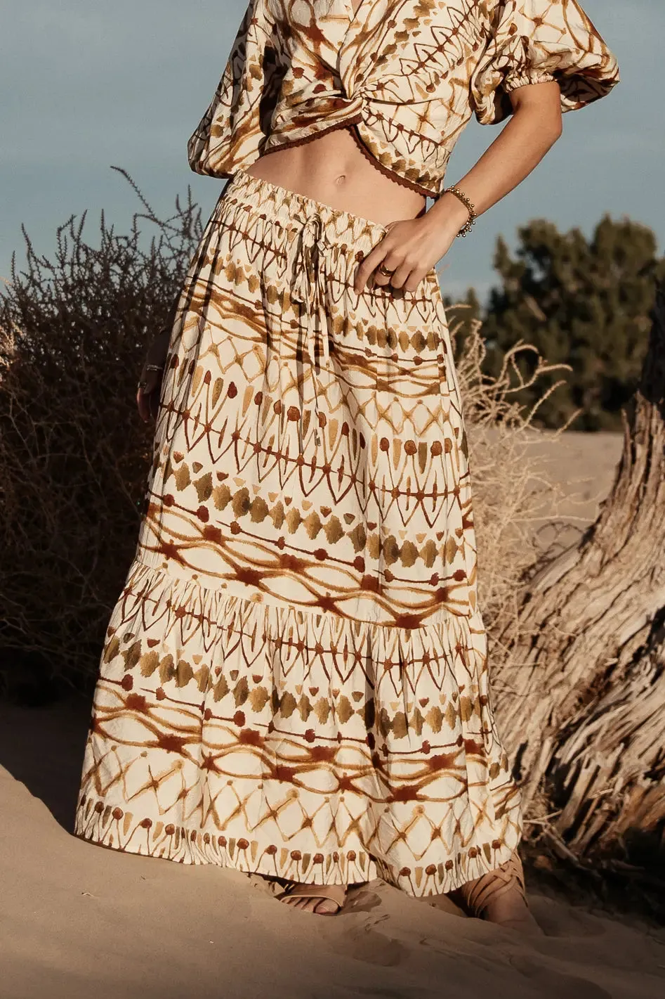 Chrissy Abstract Skirt - FINAL SALE sold by bohme