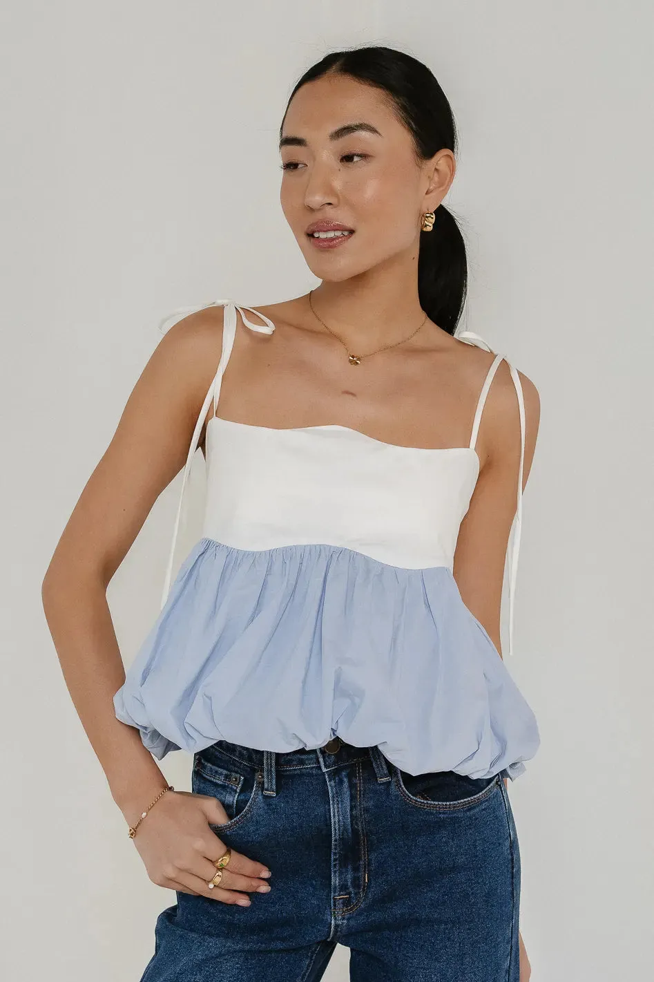 Opal Bubble Hem Top - FINAL SALE sold by bohme