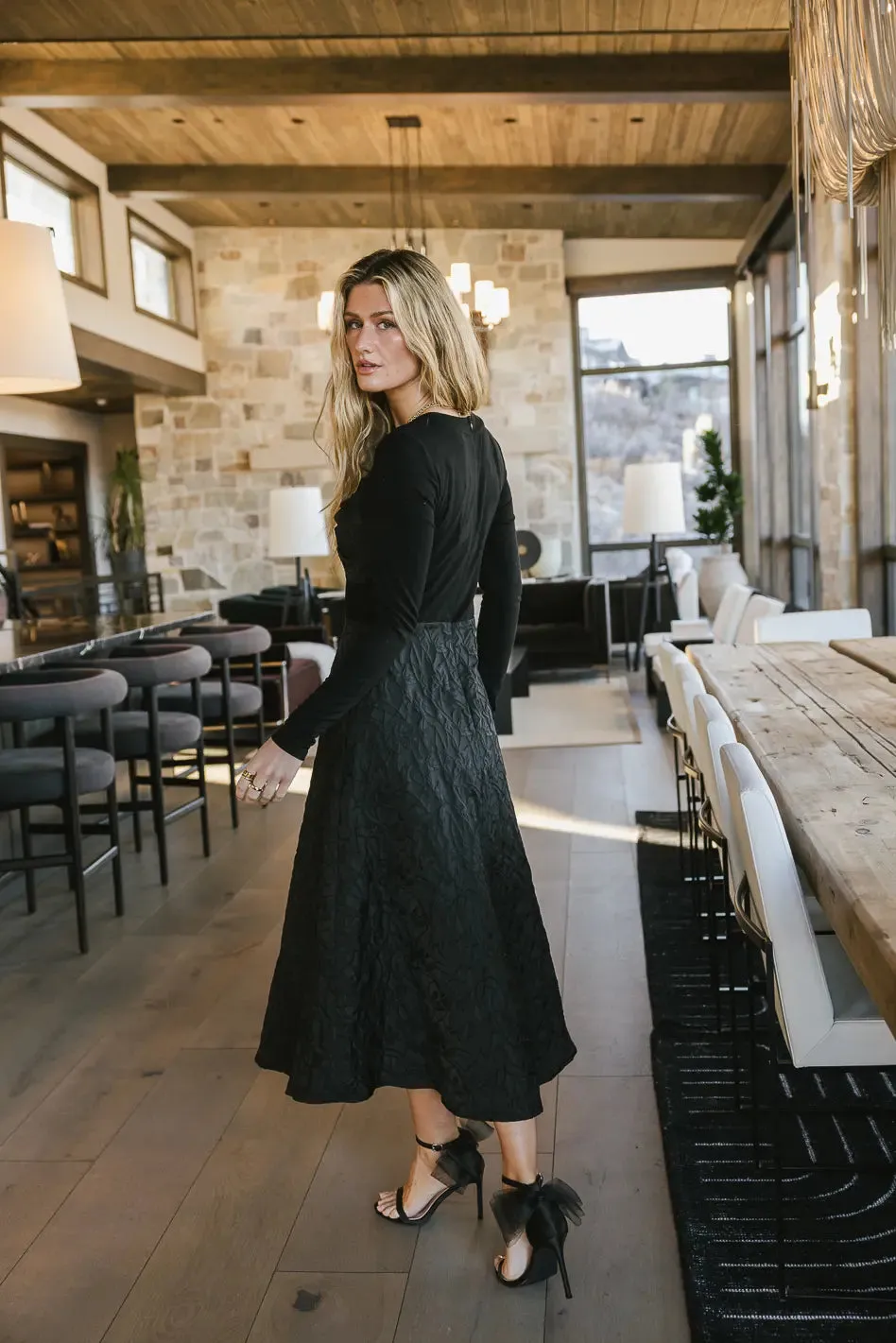 Aylin Textured Dress - FINAL SALE sold by bohme product image thumbnail 4