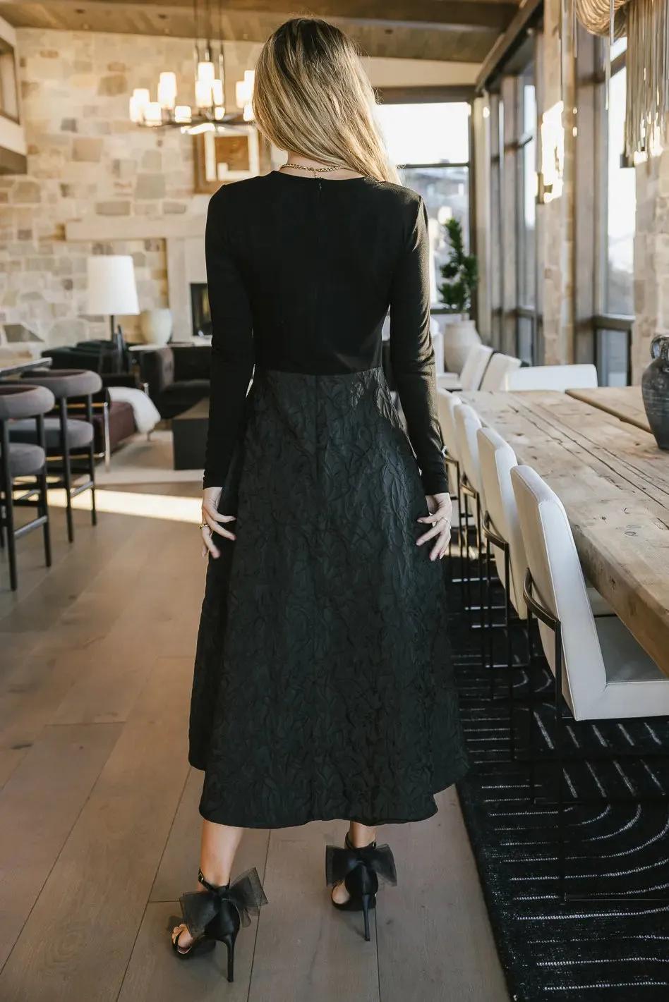 Aylin Textured Dress - FINAL SALE sold by bohme product image thumbnail 5