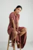 Amanda Tiered Dress in Raisin sold by bohme
