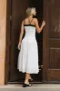 Mim Smocked Midi Dress - FINAL SALE sold by bohme