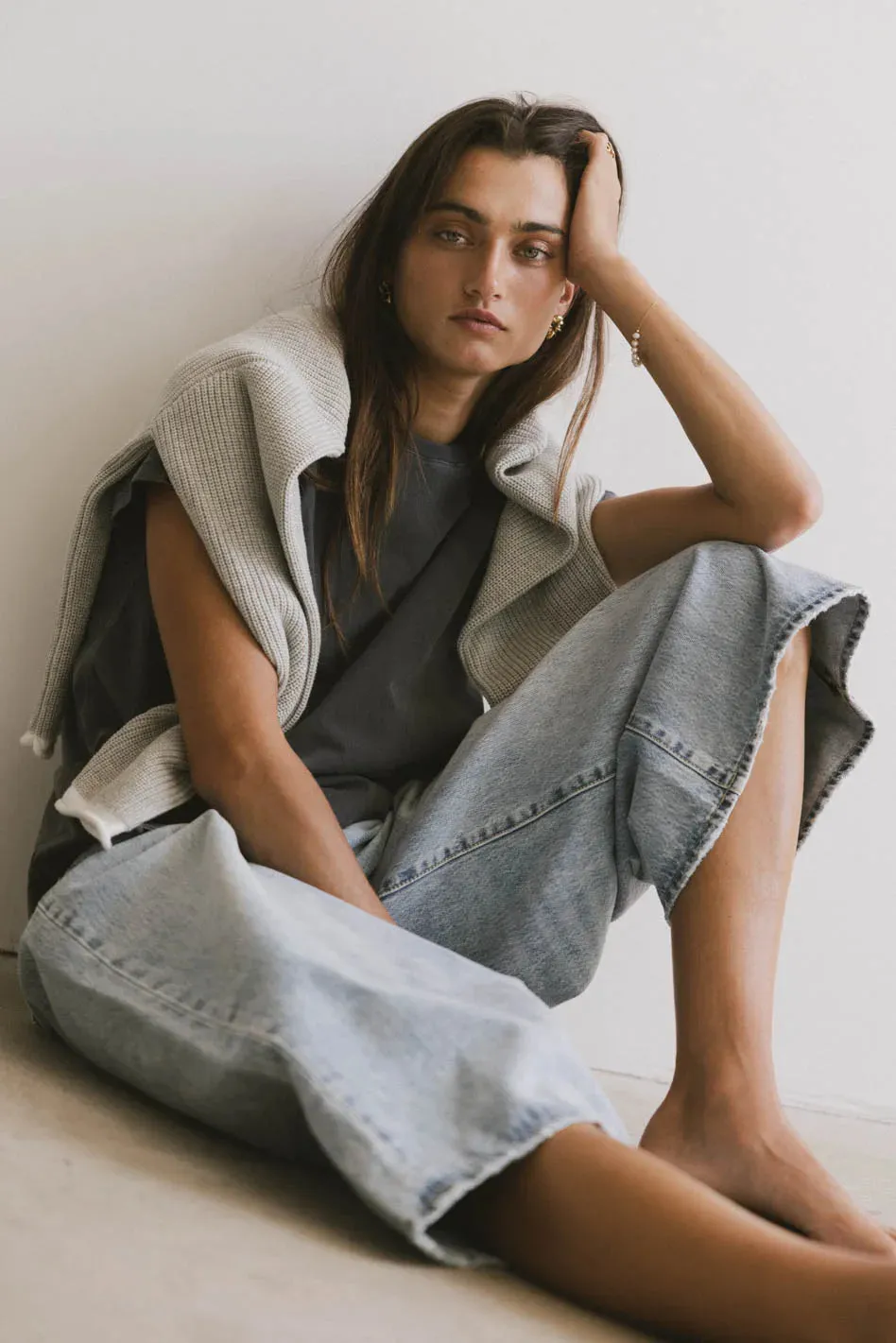 Bruce Culottes in Light Wash - FINAL SALE sold by bohme product image thumbnail 2