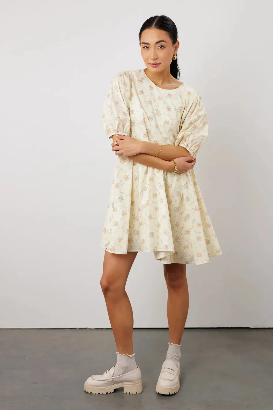 Kennedy Floral Mini Dress - FINAL SALE sold by bohme product image thumbnail 3