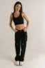 Phoebe Cargo Jeans in Black - FINAL SALE sold by bohme