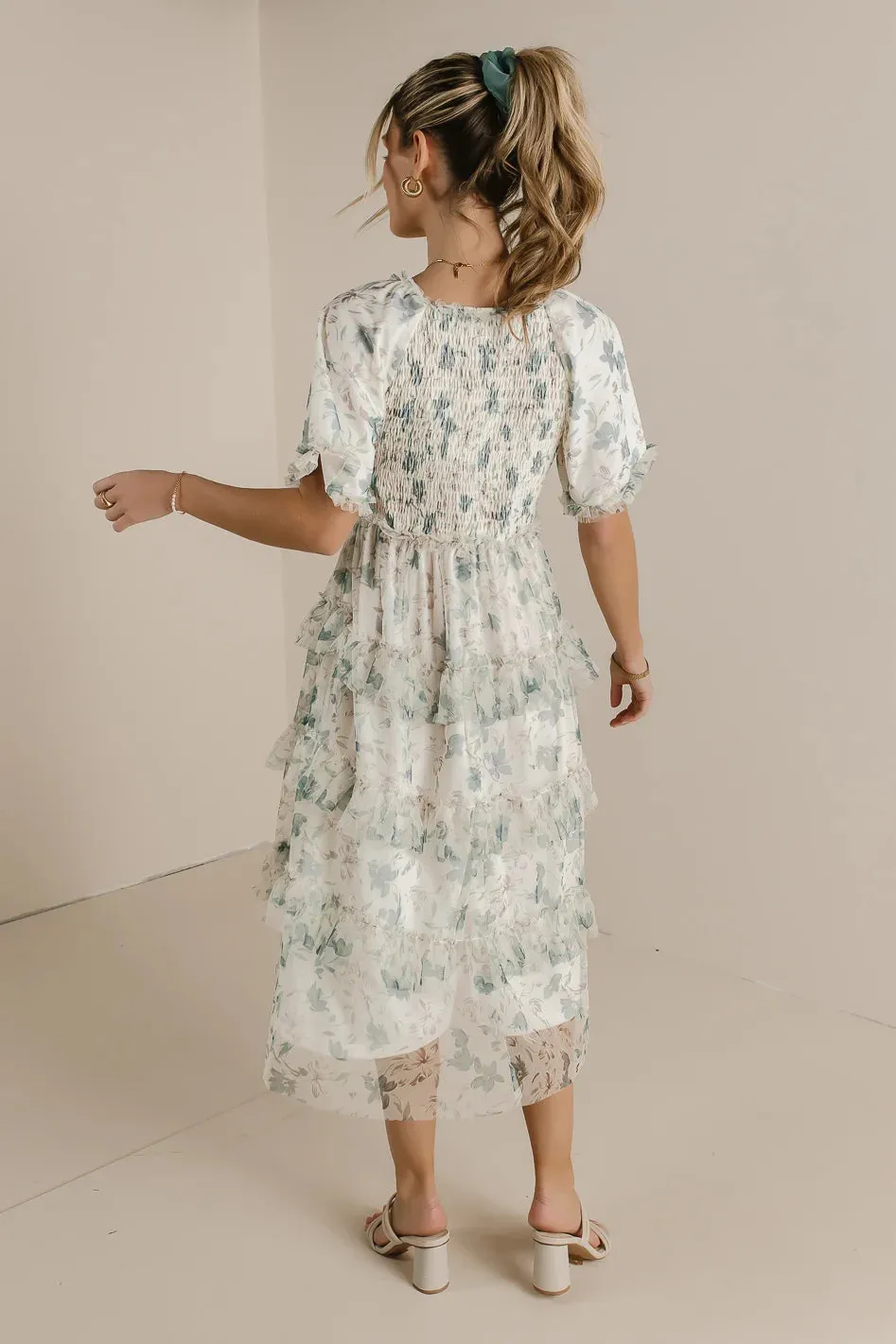 She Gets The Flowers Midi Dress - FINAL SALE sold by bohme product image thumbnail 4